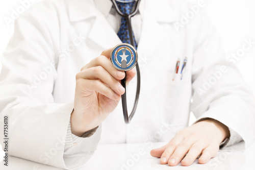 Stethoscope with flag series - Northern Mariana Islands