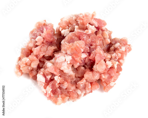 minced meat isolated on white © Diana Taliun