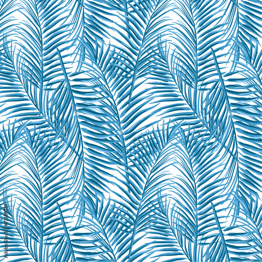 palm leaves pattern
