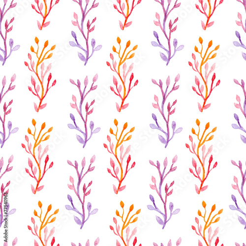Seamless pattern watercolor