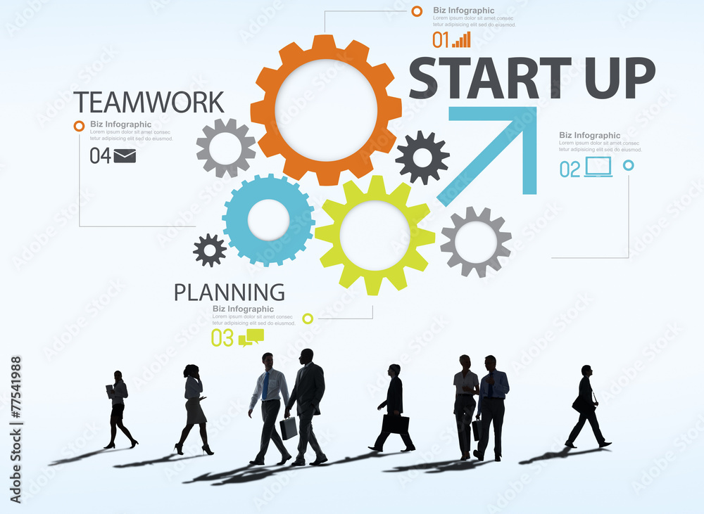 Startup New Business Plan Strategy Teamwork Concept Startup New Business Plan Strategy Teamwork Concept