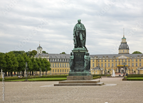 Monument of Karl Friedrich in Karlsruhe Palace. Germany © Andrey Shevchenko