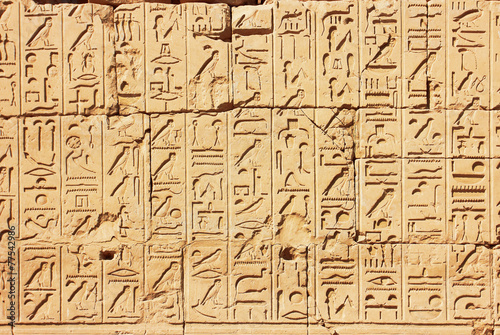 Old Egypt Hieroglyphs