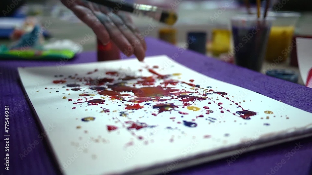Painting gouache and watercolor class Painting gouache and watercolor class
