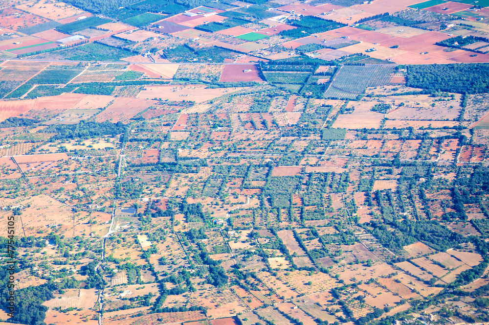 Mallorca landscape pattern