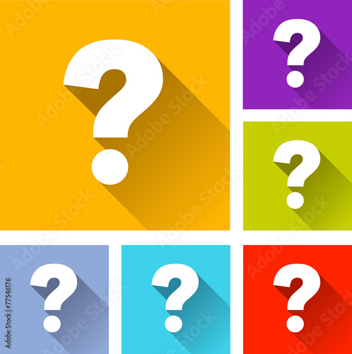 questions icons