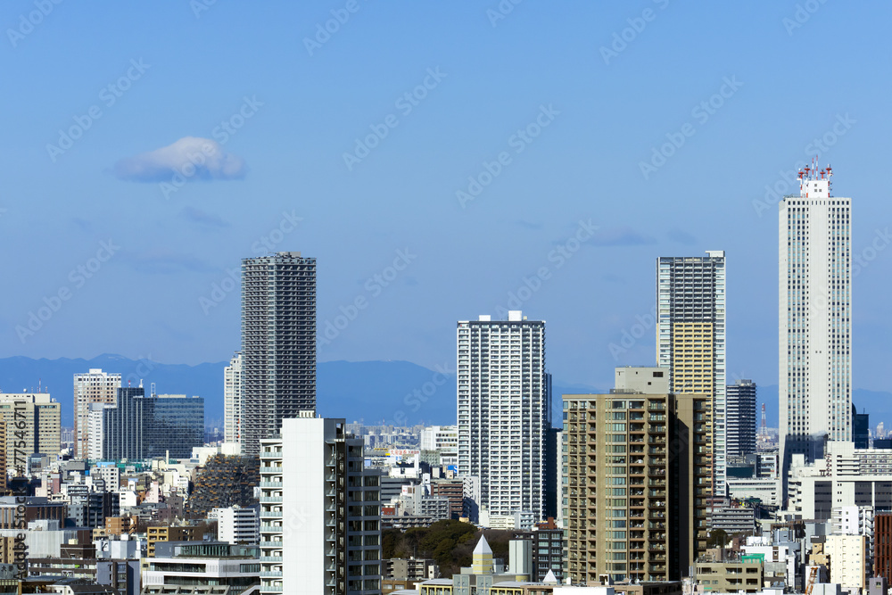 Naklejka premium 水道橋より池袋方面を望む