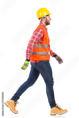 Walking manual worker. © studioloco