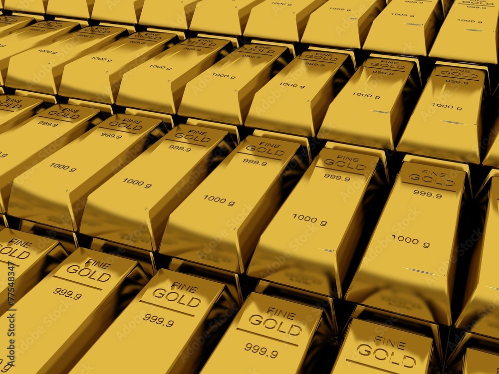 Stacked gold bars Stacked gold bars