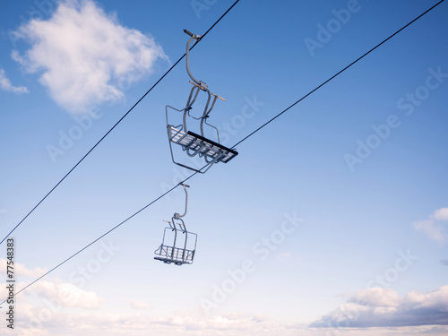 ski lift on ski resort