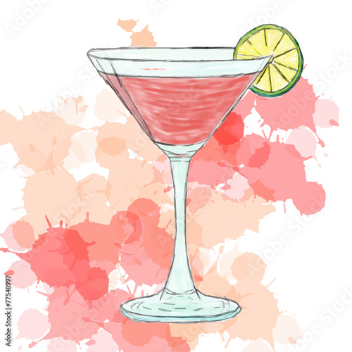Cosmopolitan cocktail