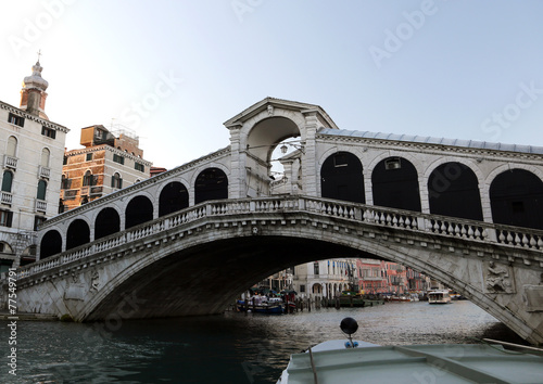 Rialto Bridge and the Grand Canal in Venice