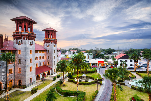Fotografie St. Augustine, Florida, USA at Alcazar Courtyard