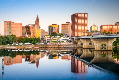 Hartford, Connecticut, USA City Skyline photo