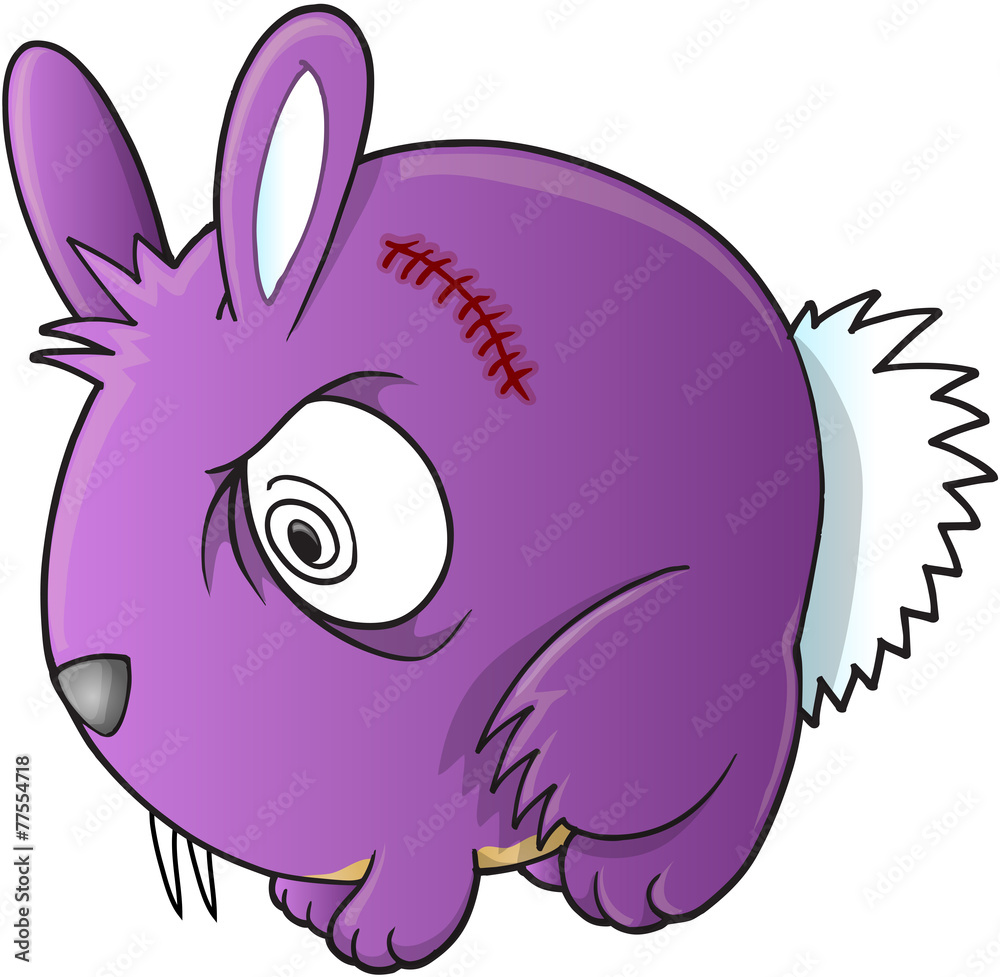 Vampire Bunny Rabbit Vector Illustration Art Vampire Bunny Rabbit Vector Illustration Art