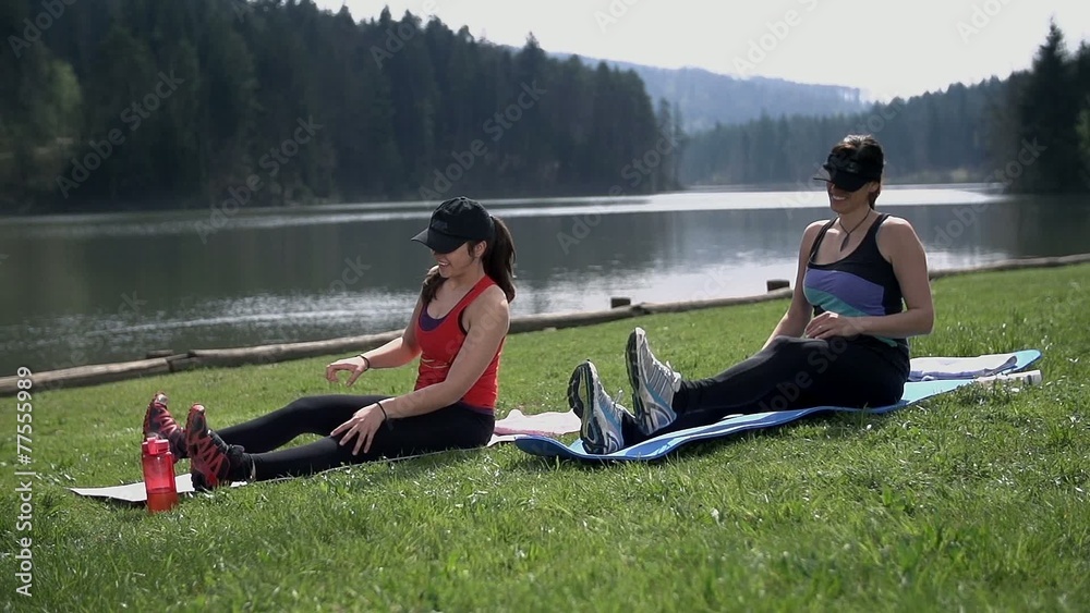 Slow motion Leg Exercise At Beautiful Lake
Slow motion Leg Exercise At Beautiful Lake