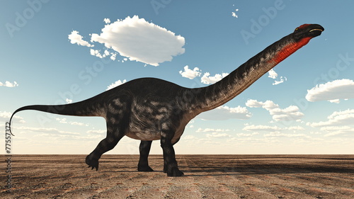 Apatosaurus dinosaur - 3D render