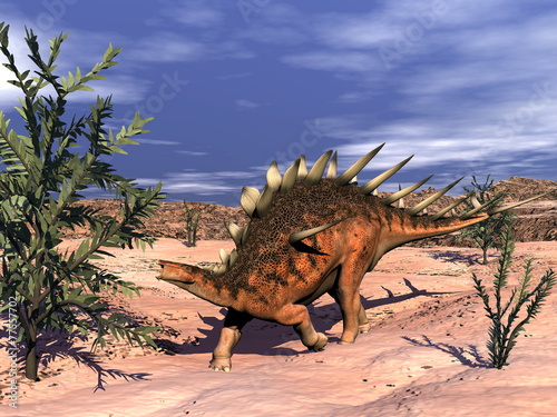 Kentrosaurus dinosaur - 3D render © Elenarts