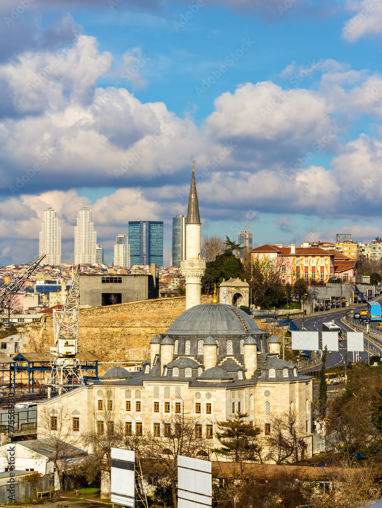 Naklejka premium View of the Sokullu Mosque in Istanbul - Turkey