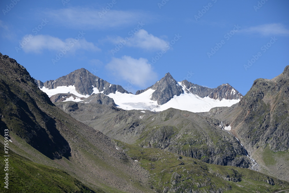 Stubaier Wildspitze und Östlicher Daunkogel Stubaier Wildspitze und Östlicher Daunkogel