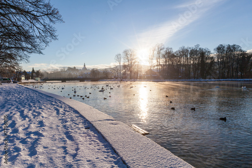 фотографія Schloss Kammer Attersee Winter