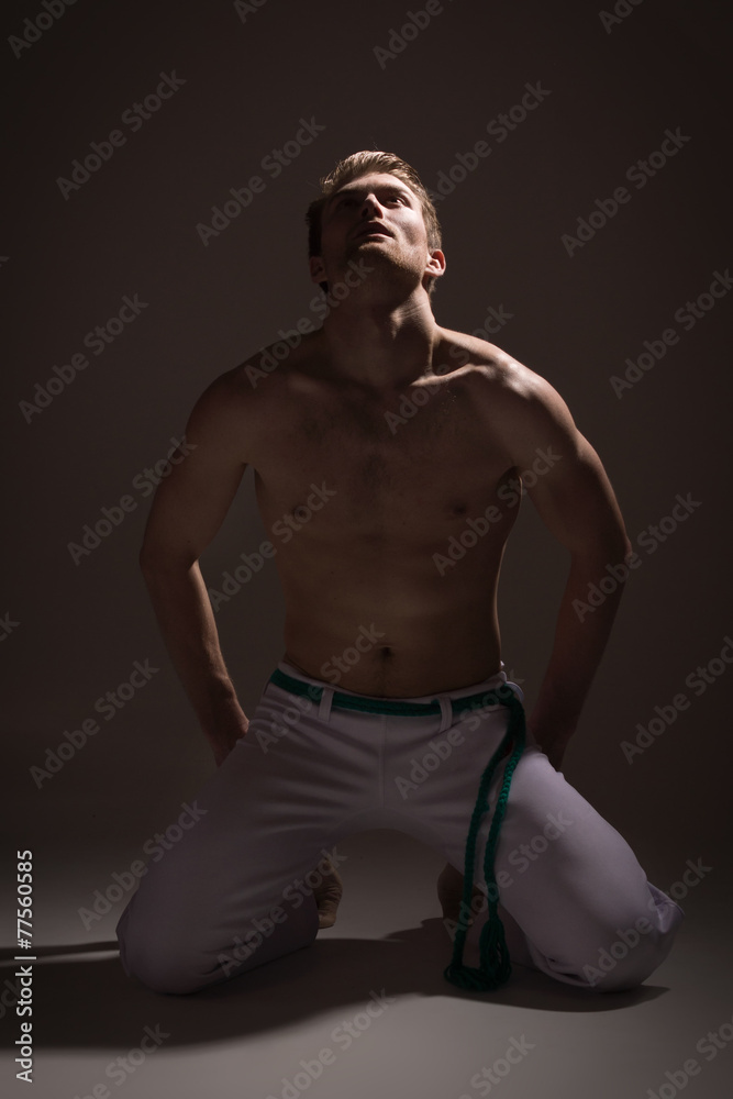 Fototapeta premium Capoeira dancer