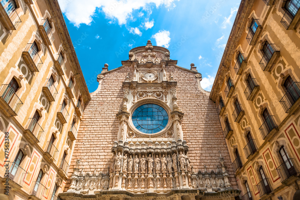 Naklejka premium Basilica at Montserrat