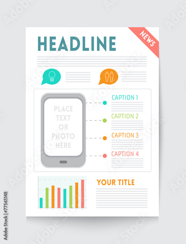 Brochure flat deisgn