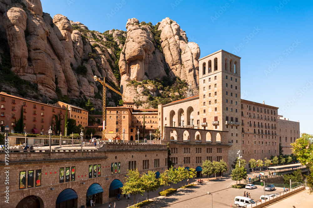 Obraz premium Basilica at Montserrat