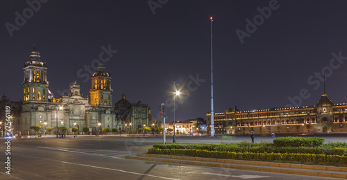 Canvastavla Plaza de la Constitución, México D.F.