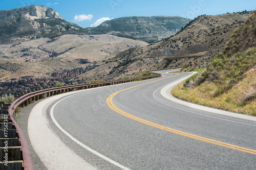 Wyoming Mountain Road