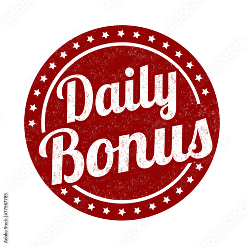 Daily bonus stamp