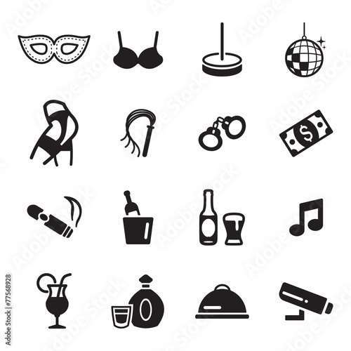 Strip Club Icons