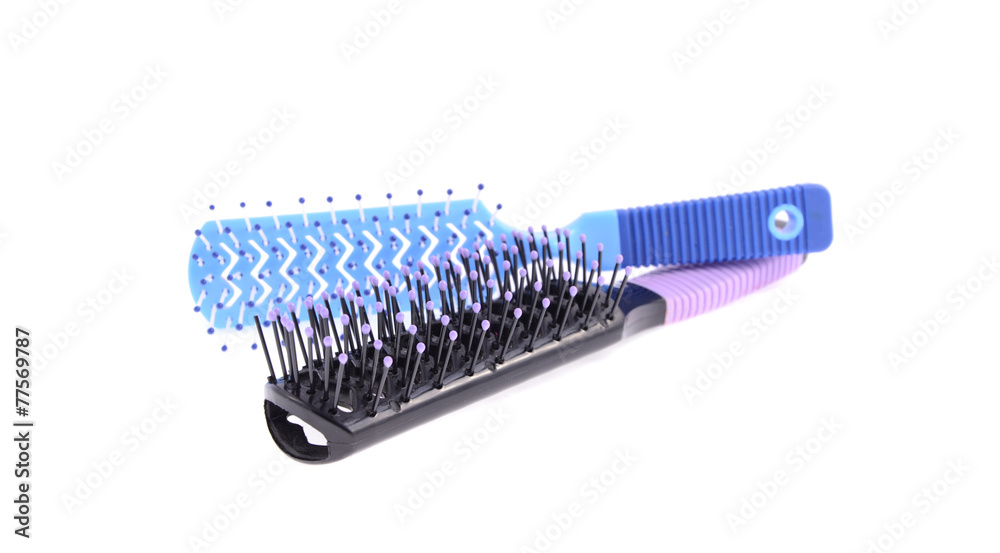 Hair Brush Isolated on White Background Hair Brush Isolated on White Background