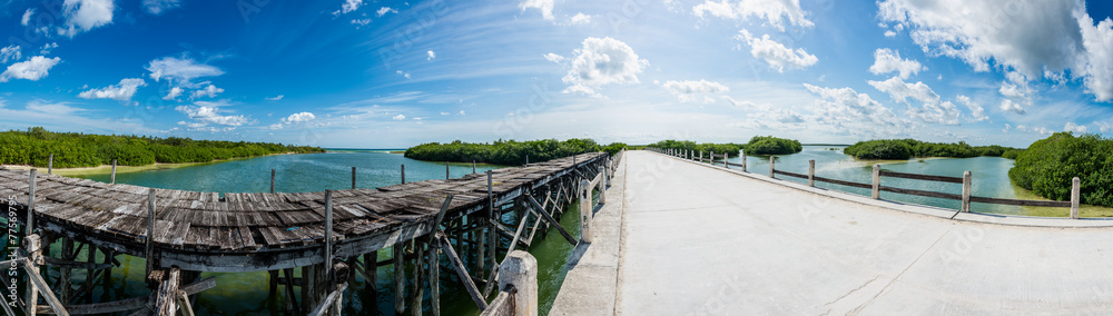 Panorama Sian Ka'an, Tulum. Traveling Mexico. Caribbean. Panorama Sian Ka'an, Tulum. Traveling Mexico. Caribbean.