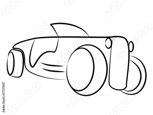 Custom Car Tribal Rod