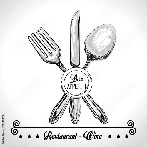Food design, vector illustration.