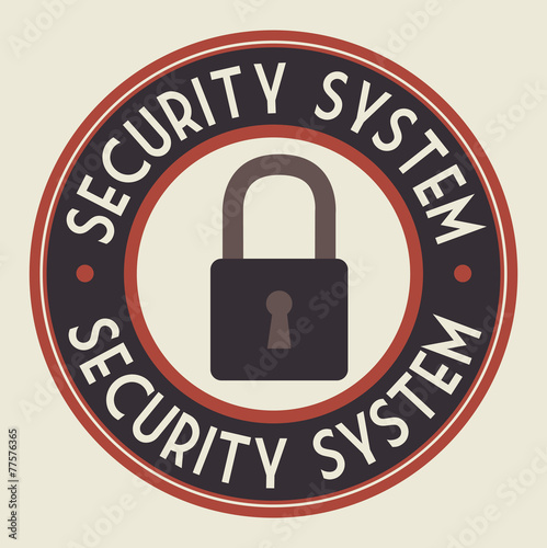 Security design, vector illustration.