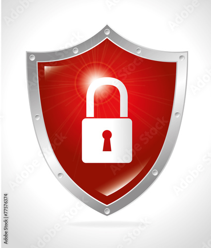 Security design, vector illustration.