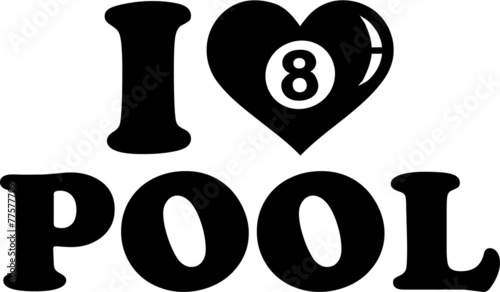 I Love Pool Eight Ball