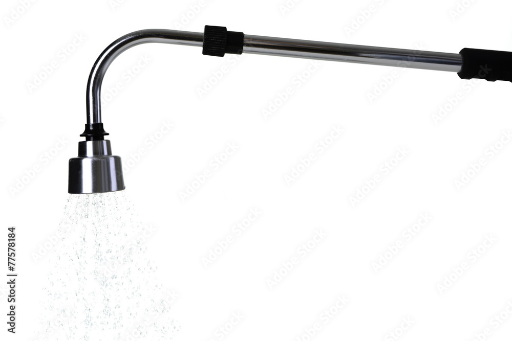 Fototapeta premium Hand pouring water from watering can