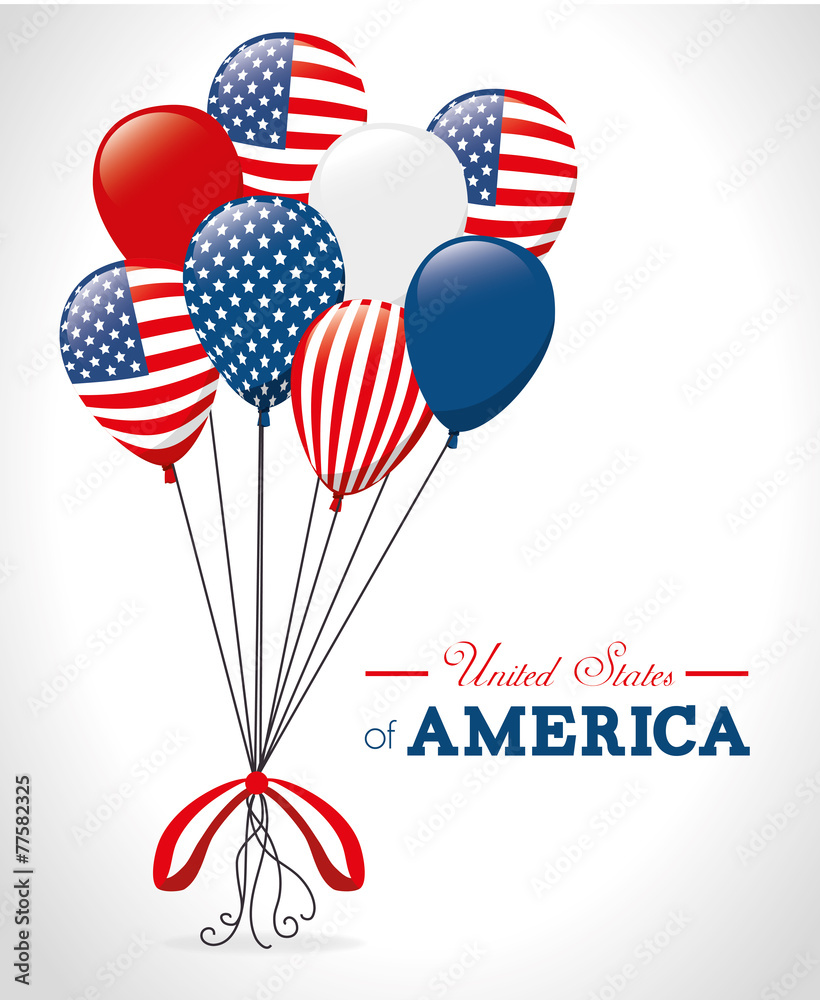 Obraz premium USA design, vector illustration.