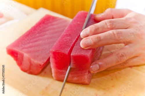 板前と刺身包丁 sashimi japanese food