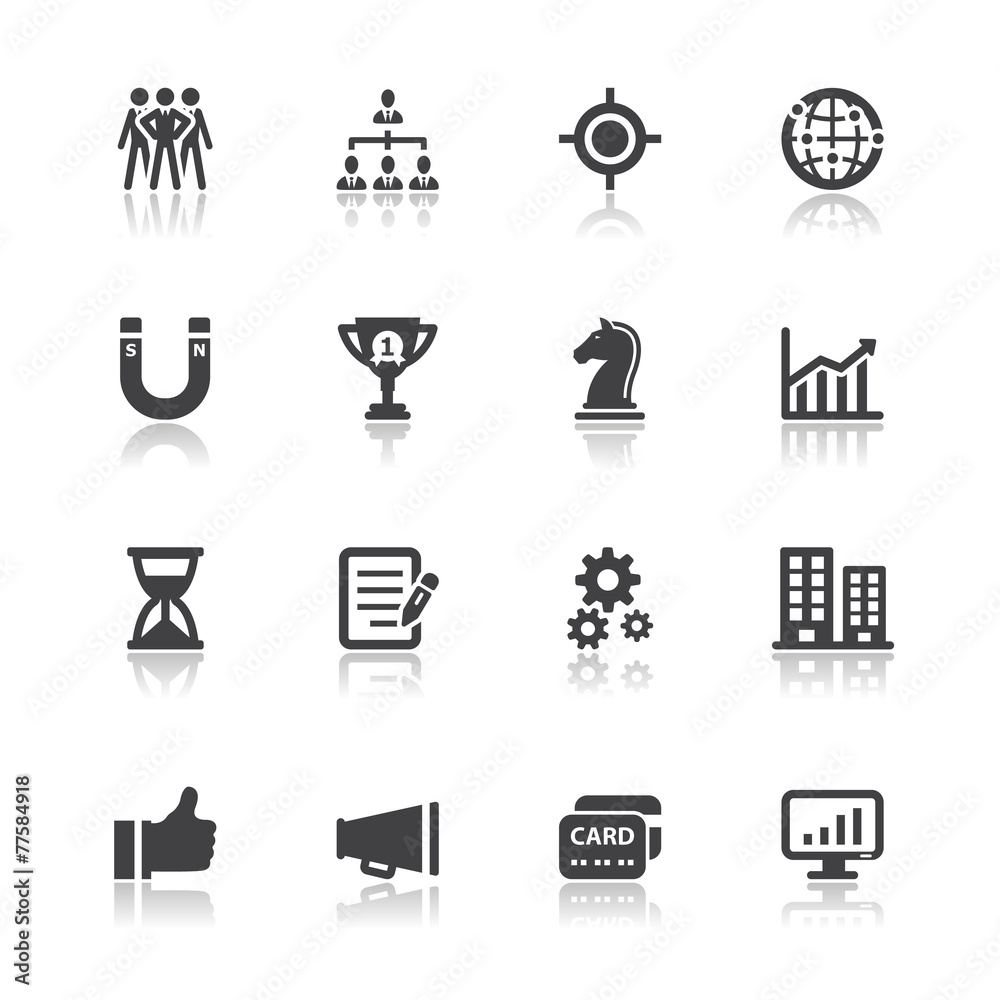 Naklejka premium Business and Finance Icons