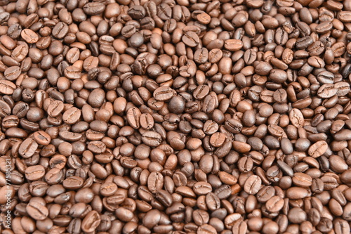 Closeup coffee beans for background © nimon_t