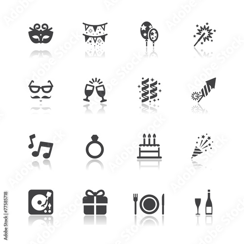 Celebration and Party Icons