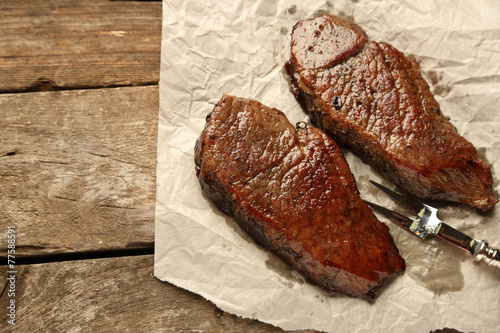 Wallpaper Mural Composition with tasty roasted meat Torontodigital.ca