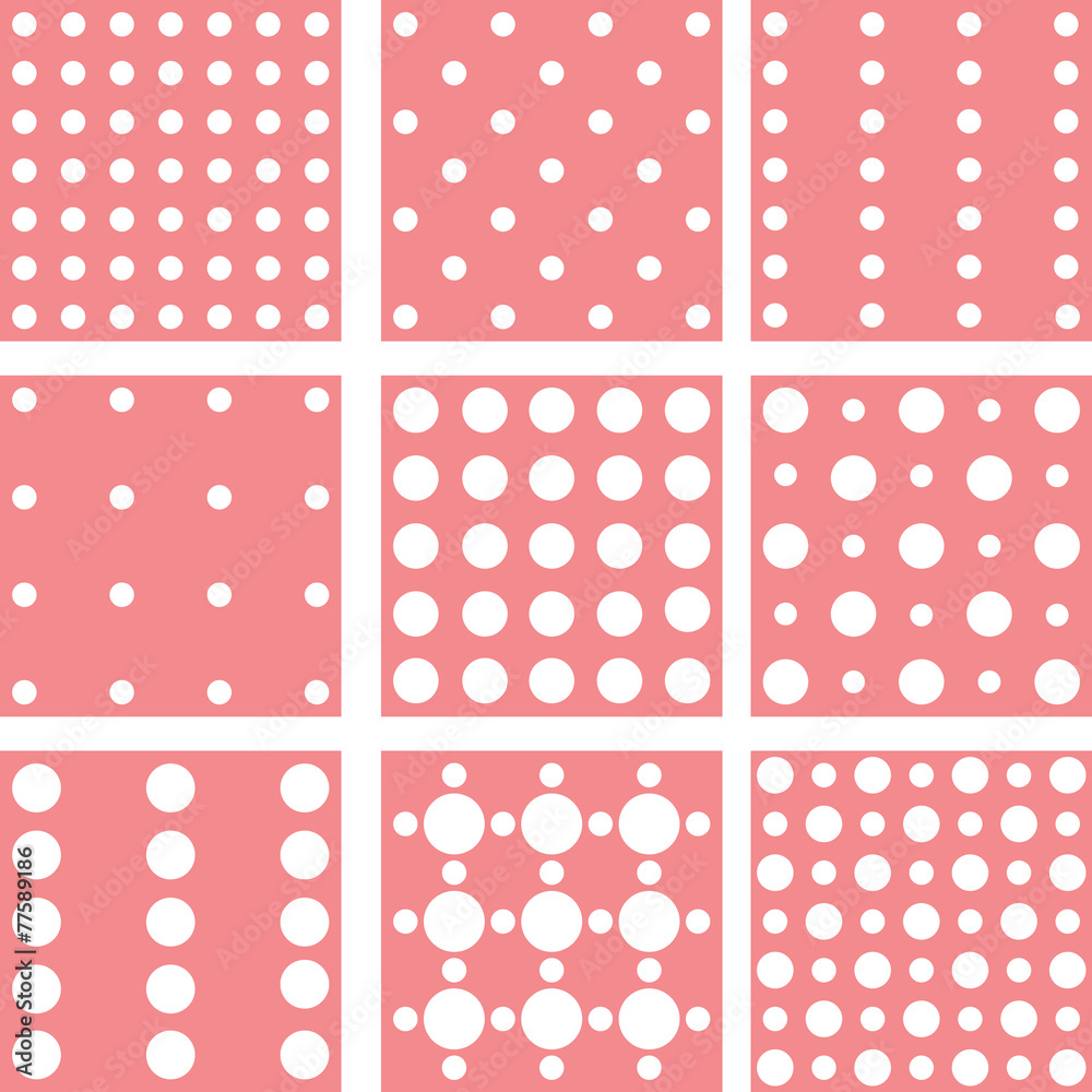 Set of nine backgrounds for design. Vector. Set of nine backgrounds for design. Vector.