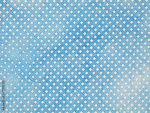 Close-up of blue fiber paper texture for background