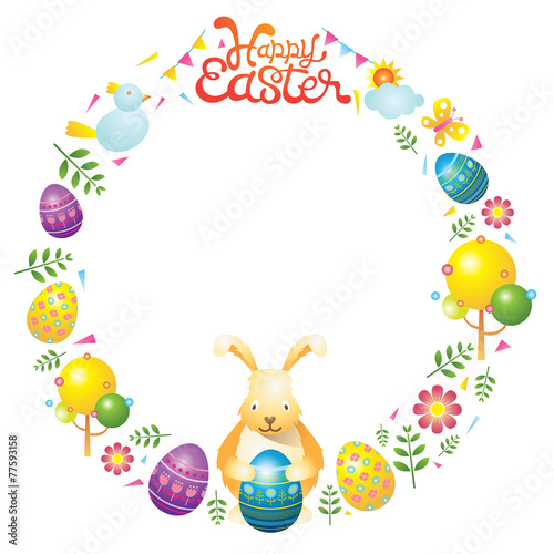 Easter Icons Wreath